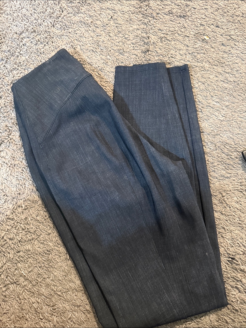 lululemon athletica Dark Gray Straight-Leg Trousers